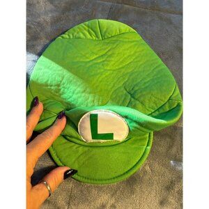 Super Mario Brothers Lugi Hat‎ Green Halloween Costume Cosplay